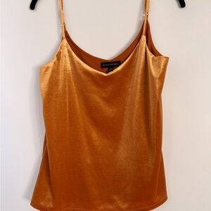 Banana Republic Velvet Cami - Copper Orange